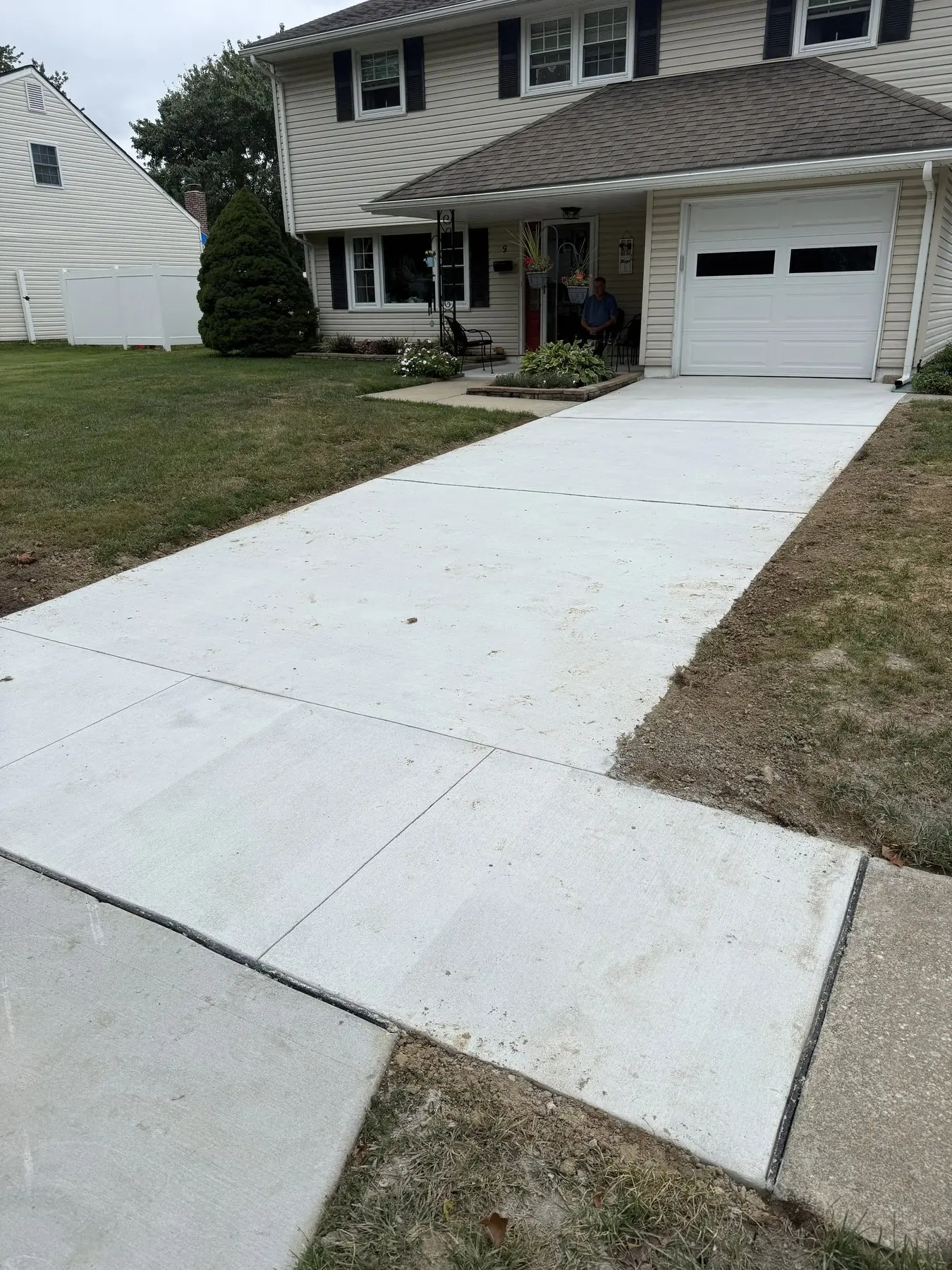 Stamped concrete patio with decorative finish installed in New Castle County, DE